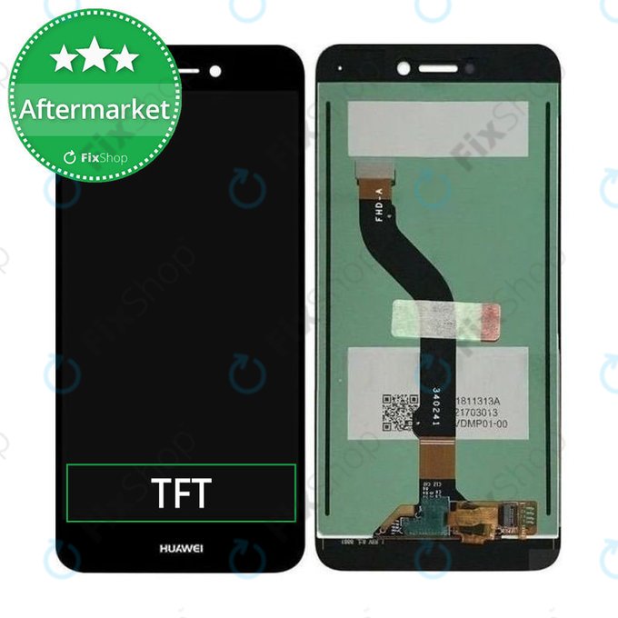 Huawei P9 Lite (2017), Honor 8 Lite - LCD zaslon + zaslon osjetljiv na dodir (Black) TFT