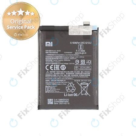 Xiaomi Redmi Note 10, Note 10S M2101K7BG M2101K7BI - Baterija BN59 5000mAh - 46020000645Z Genuine Service Pack