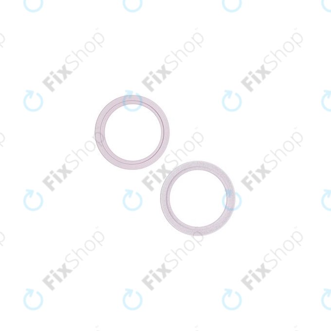 Apple iPhone 13, 13 Mini - Okvir stražnje leće kamere (roza) - 2 kom