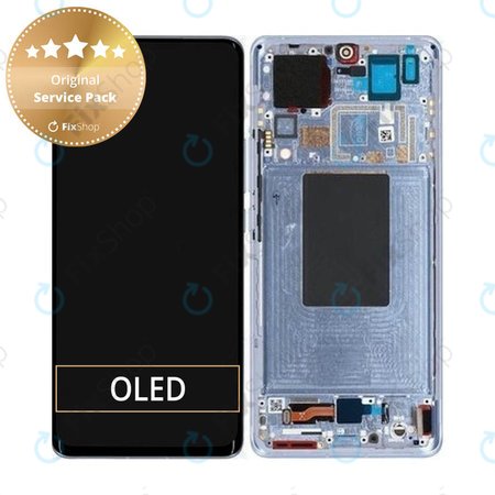 Xiaomi 12 Pro - LCD zaslon + zaslon osjetljiv na dodir + okvir (ljubičasti) - 56000400L200, 56000900L200 Originalni servisni paket