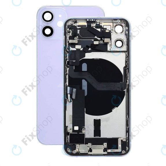 Apple iPhone 12 Mini - Stražnje Maska s malim dijelovima (ljubičasto)