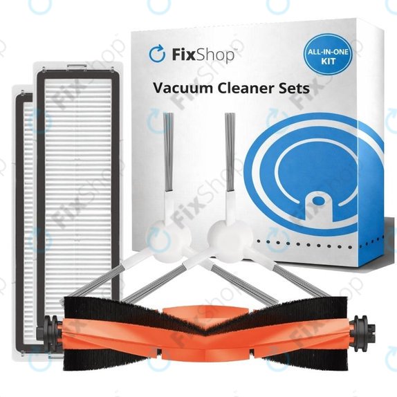 Set rezervnih dijelova za Xiaomi Robot Vacuum X10 (1x Glavna četka, 2x Filteri, 2x Bočne četke)