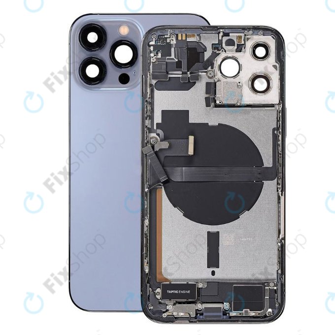 Apple iPhone 13 Pro Max - Stražnje Maska s malim dijelovima (plavo)