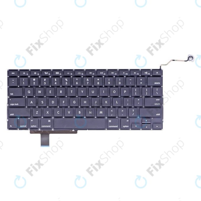 Apple MacBook Pro 17" A1297 (početak 2009. - Kraj 2011.) - Tipkovnica SAD