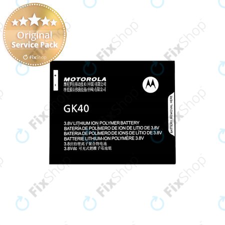 Motorola Moto E4 XT1761, Moto G5 XT1675, Moto E5 Play - Baterija GK40 2800mAh - SNN5976A Genuine Service Pack