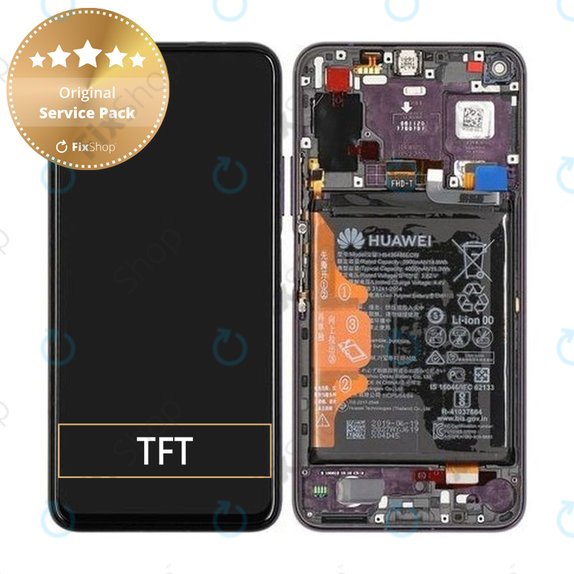 Huawei Honor 20 Pro - LCD zaslon + zaslon osjetljiv na dodir + okvir + baterija (ljubičasta) - 02352VKJ
