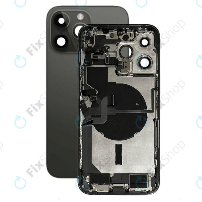 Apple iPhone 14 Pro Max - Stražnje Maska s malim dijelovima (Space Black)