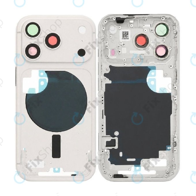 Stražnje kućište za iPhone 17 Pro Max, Silver