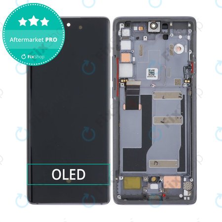 TCL 20 Pro 5G - LCD zaslon + zaslon osjetljiv na dodir + okvir (Black) OLED