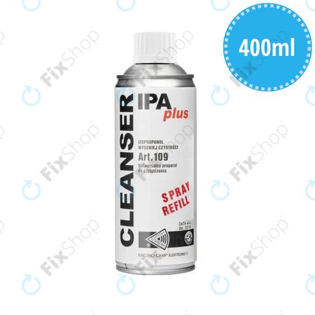 Sredstvo za čišćenje IPA Plus Sprej Refill - Sprej za čišćenje - Izopropanol 100% (400 ml)