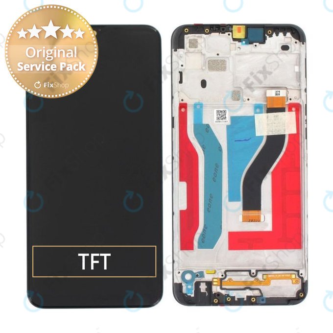 Samsung Galaxy A10s A107F - LCD zaslon + zaslon osjetljiv na dodir + okvir (crni) - GH81-17482A, GH81-20306A Originalni servisni paket