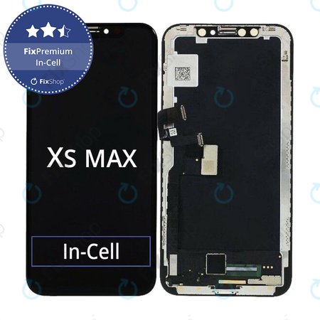 Apple iPhone XS Max - LCD zaslon + zaslon osjetljiv na dodir + okvir In-Cell FixPremium
