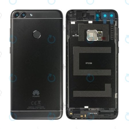 Huawei P Smart FIG-L31 - Stražnji Poklopac Baterije + Senzor Otiska Prsta (Crna) - 02352NCC, 02351TEF Genuine Service Pack