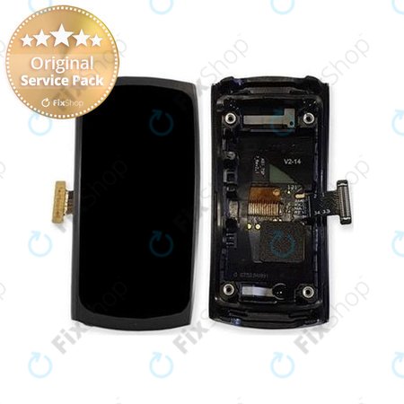 Samsung Gear Fit 2 SM-R360 - LCD zaslon + zaslon osjetljiv na dodir + okvir (sivo) - GH97-19001A, GH97-19201A Originalni servisni paket