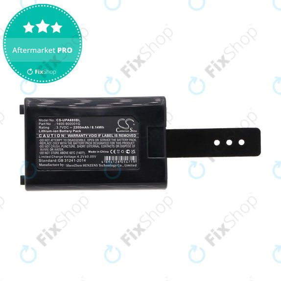 Baterija za Unitech HT680, 2200mAh, Li-Ion, 3.7V, 1400-900005G, HQ