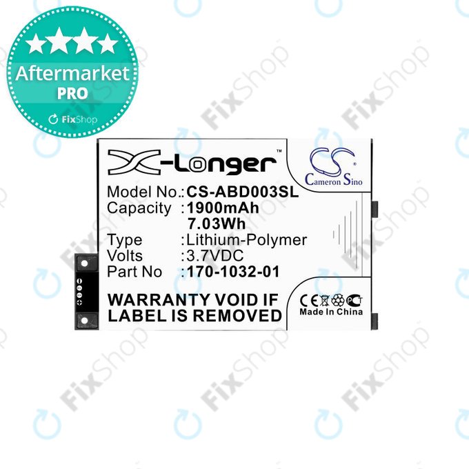 Amazon Kindle 3, 3 Wi-fi, 3G, Graphite - Baterija 170-1032-01, S11GTSF01A 1900mAh HQ