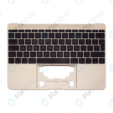 Apple MacBook 12" Retina A1534 (početak 2015. - Sredina 2017.) - Gornji okvir tipkovnice + tipkovnica UK (zlato)