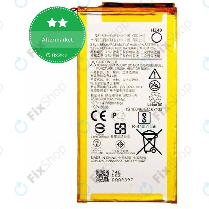 Motorola Moto Z2 Play XT1710-09 - Baterija HZ40 3000mAh