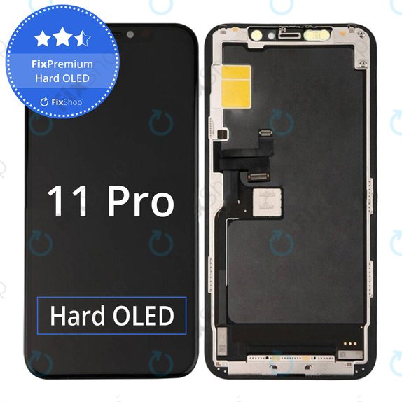 Zaslon Hard OLED za iPhone 11 Pro, Dodirni ekran s okvirom, FixPremium