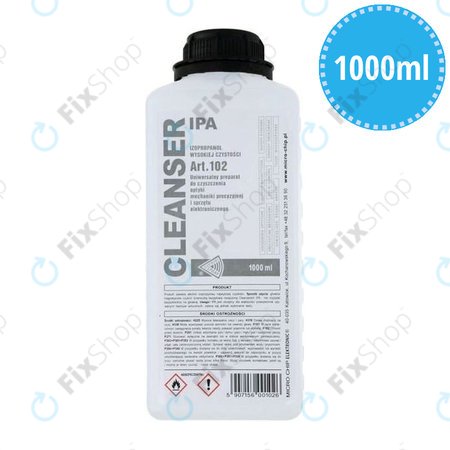 Sredstvo za čišćenje IPA - 100% izopropilni alkohol (1000 ml)