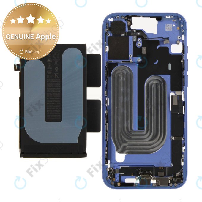 Srednji okvir s baterijom za iPhone 16 Plus | Blue | ZD076-00687 | Genuine Apple