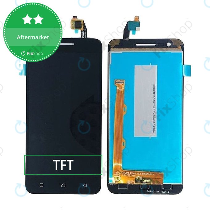 Lenovo C2 K10a40 - LCD zaslon + zaslon osjetljiv na dodir + okvir (Black) TFT