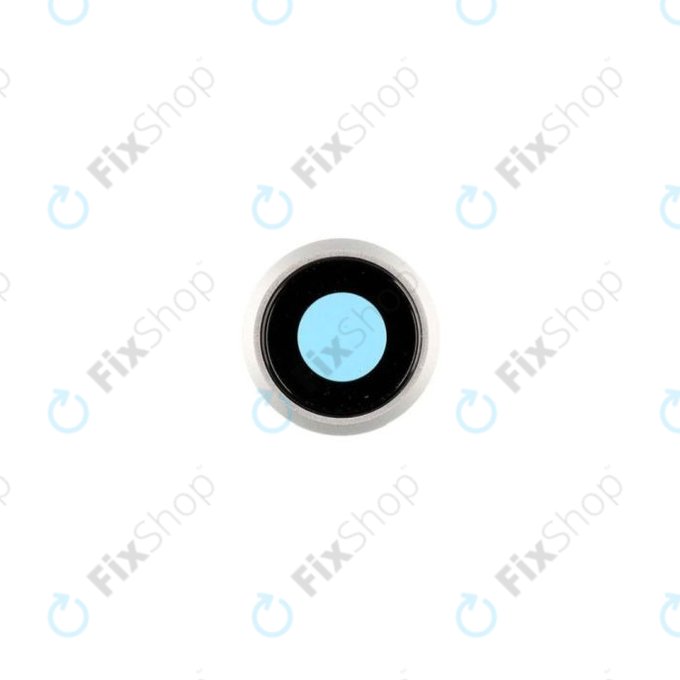 Apple iPhone 8, SE (2020), SE (2022) - Staklo stražnje kamere + okvir (srebrna, bijela)