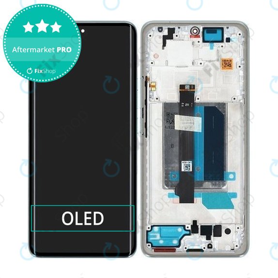 Xiaomi Redmi Note 14 Pro+ 5G 24094RAD4G - LCD zaslon + zaslon osjetljiv na dodir + okvir (Frost Blue) OLED