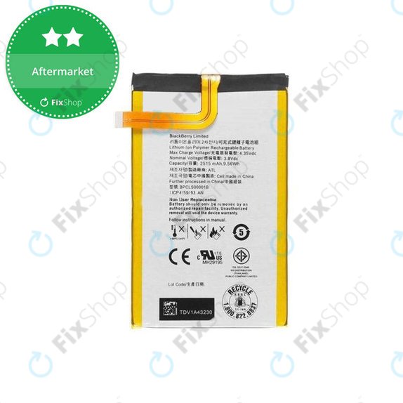 Blackberry Classic Q20 - Baterija BPCLS00001B 2515mAh