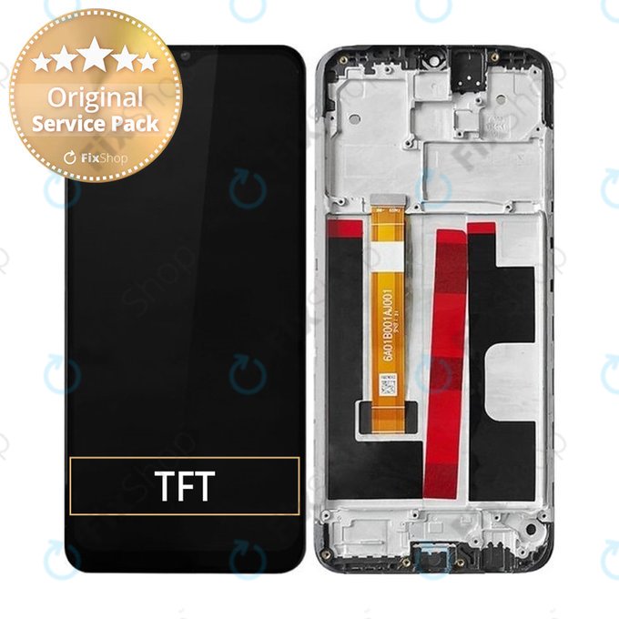 Oppo A9 (2020) - LCD zaslon + staklo osjetljivo na dodir + okvir - REF-OPPOA901 Originalni servisni paket