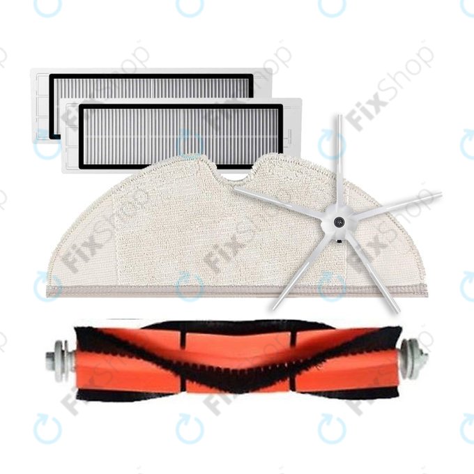 Xiaomi Roborock S5, S5 Max, S6, S6 MaxV, S6 Pure, S7, S7 MaxV, Mi Robot Vacuum Mop 1C, 1S, Xiaowa E2, Lite C10 - Kompletan set (bijeli)