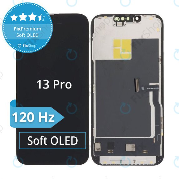 Zaslon Soft OLED za iPhone 13 Pro, Dodirni ekran s okvirom, DIAGNOSTIC