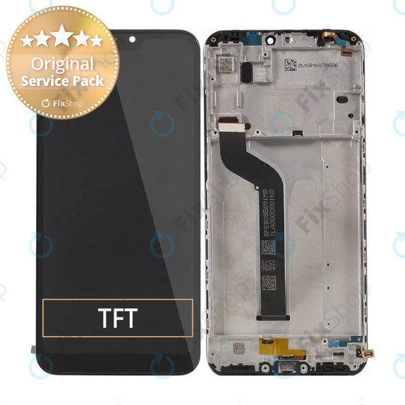 Xiaomi Mi A2 Lite (Redmi 6 Pro) - LCD zaslon + zaslon osjetljiv na dodir + okvir (crni) - 560610035033 Originalni servisni paket