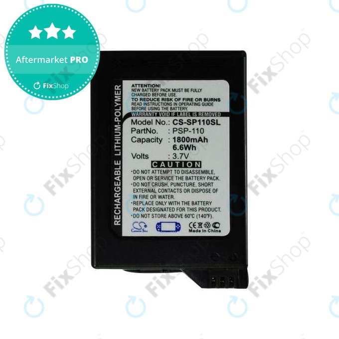 Sony Playstation PSP-1000 - Baterija PSP-110 1800mAh HQ
