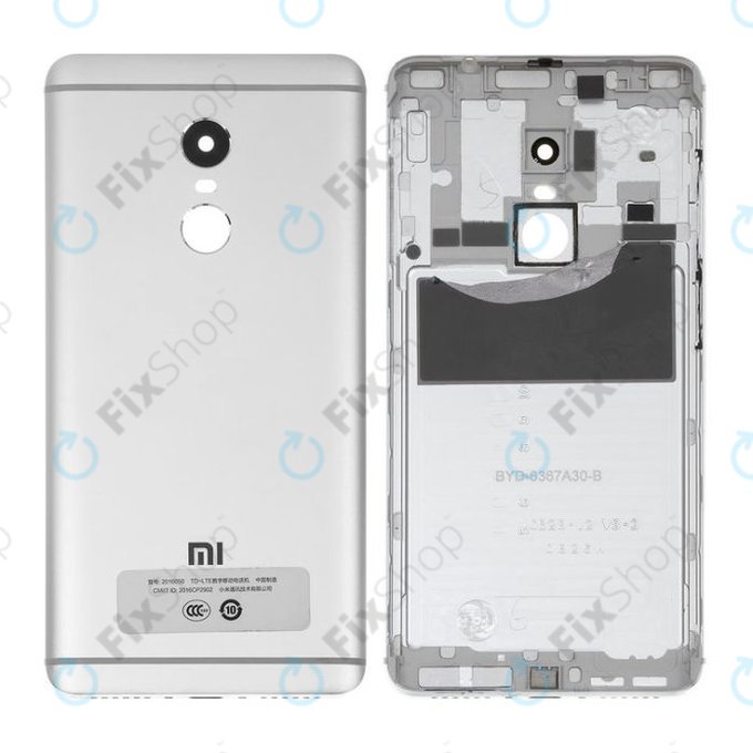 Xiaomi Redmi Note 4 - Poklopac baterije (srebrni)