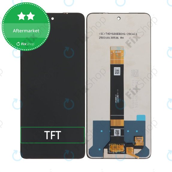 TCL 50 NxtPaper, 50 Pro NxtPaper - LCD zaslon + zaslon osjetljiv na dodir TFT