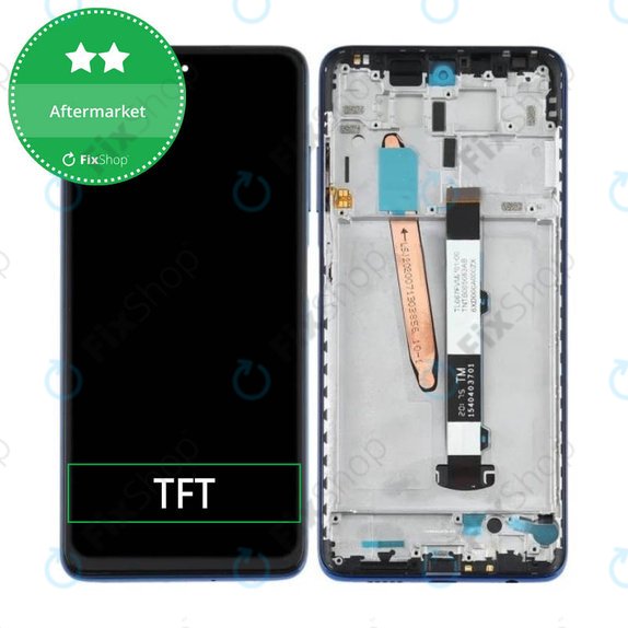 Xiaomi Poco X3 NFC - LCD zaslon + zaslon osjetljiv na dodir + okvir (Cobalt Blue) TFT