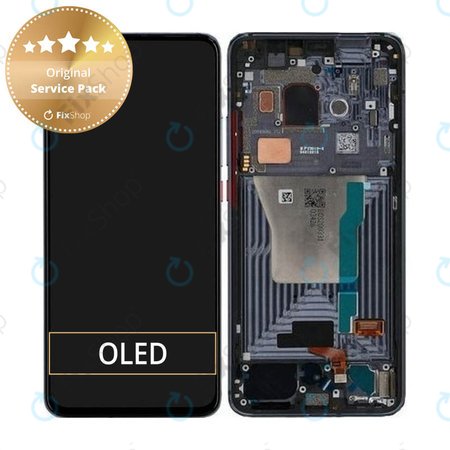 Xiaomi Pocophone F2 Pro - LCD zaslon + zaslon osjetljiv na dodir + okvir (Cyber Grey) - 56000G0J1100 Originalni servisni paket