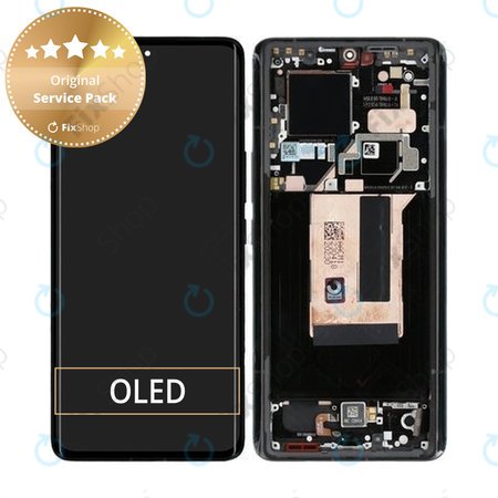 Xiaomi 13 Ultra - LCD zaslon + zaslon osjetljiv na dodir + okvir (Black) - 56000600M100 Genuine Service Pack