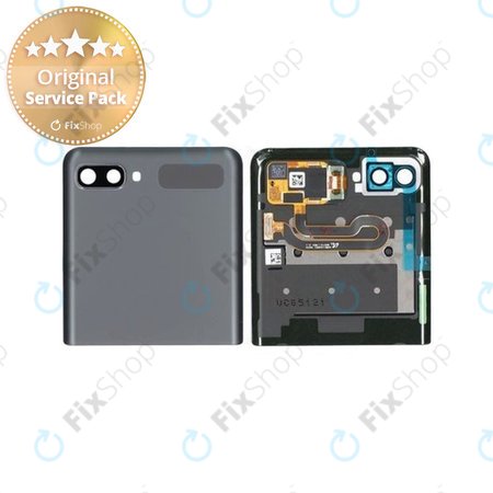 Samsung Galaxy Z Flip 5G F707B - LCD zaslon + zaslon osjetljiv na dodir + okvir (vanjski) (Mystic Gray) - GH96-13806A Originalni servisni paket