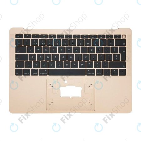 Apple MacBook Air 13" A1932 (2018 - 2019) - Gornji okvir tipkovnice + tipkovnica UK (zlato)