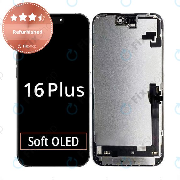 Apple iPhone 16 Plus - LCD zaslon + zaslon osjetljiv na dodir + okvir Refurbished