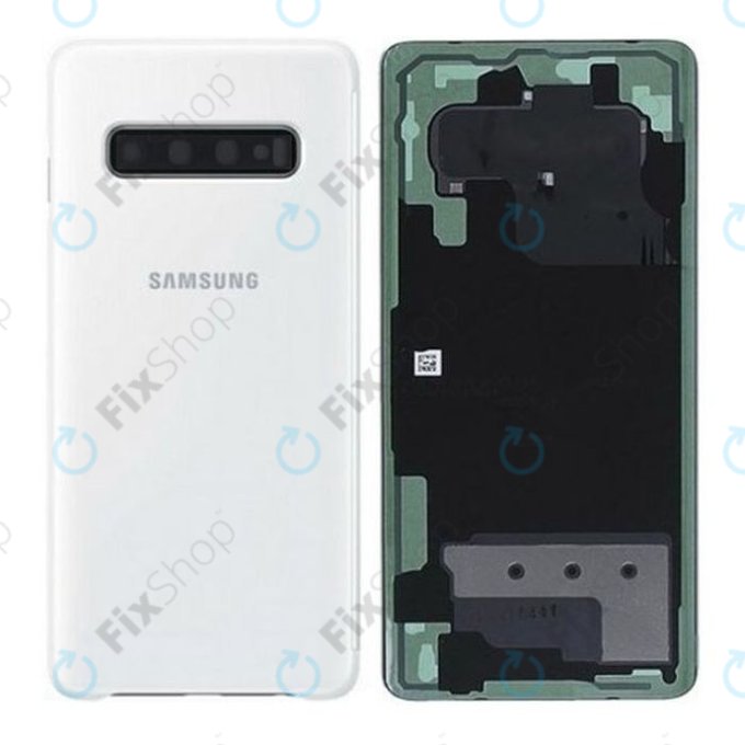 Samsung Galaxy S10 Plus G975F - Poklopac baterije (keramičko bijela) - GH82-18867B Originalni servisni paket