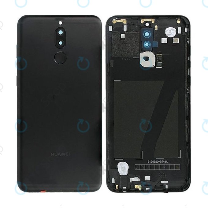 Huawei Mate 10 Lite - Poklopac baterije + senzor otiska prsta (crno) - 02351QPC