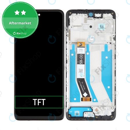 Motorola Moto G73 - LCD zaslon + zaslon osjetljiv na dodir + okvir (Black) TFT