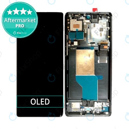 Motorola Edge 30 Ultra XT2241 - LCD zaslon + zaslon osjetljiv na dodir + okvir (Interstellar Black) OLED