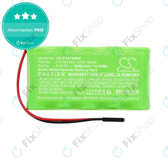 Baterija za Futaba 14SG, 4PKS, 2000mAh, Ni-MH, 6V, FUTM1484, HQ