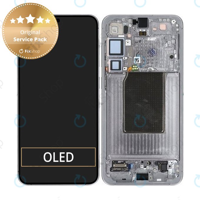 Samsung Galaxy S25 Plus - LCD zaslon + zaslon osjetljiv na dodir + okvir (Silver Shadow) - GH82-36368A Genuine Service Pack