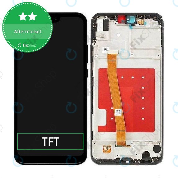 Huawei P20 Lite - LCD zaslon + zaslon osjetljiv na dodir + okvir (Black) TFT