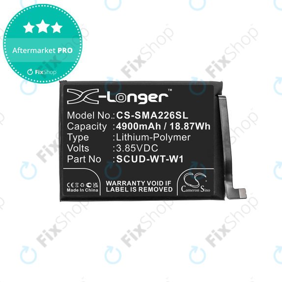 Baterija za  Samsung A22 5G A226B, 4900mAh, Li-Pol, 3.85 V, SCUD-WT-W1, HQ